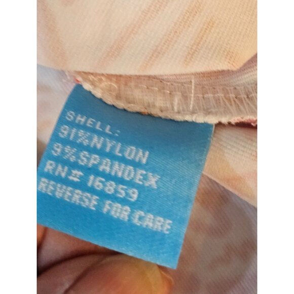 J. McLaughlin Top Small Catalina Cloth Pink Orange Village Print Career - Picture 9 of 10